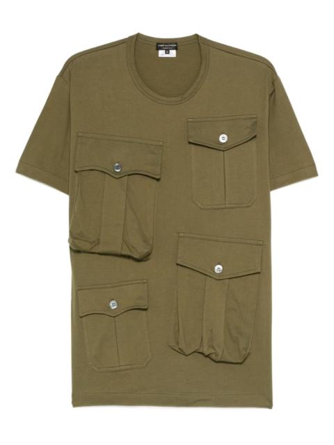Comme des Garçons Homme Plus pocket-detail round-neck T-shirt