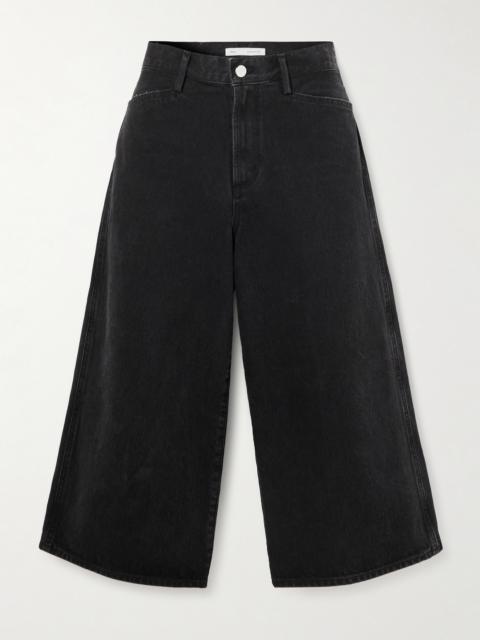 AGOLDE + Maria Mcmanus Skater Wide-leg Organic And Recycled Denim Shorts