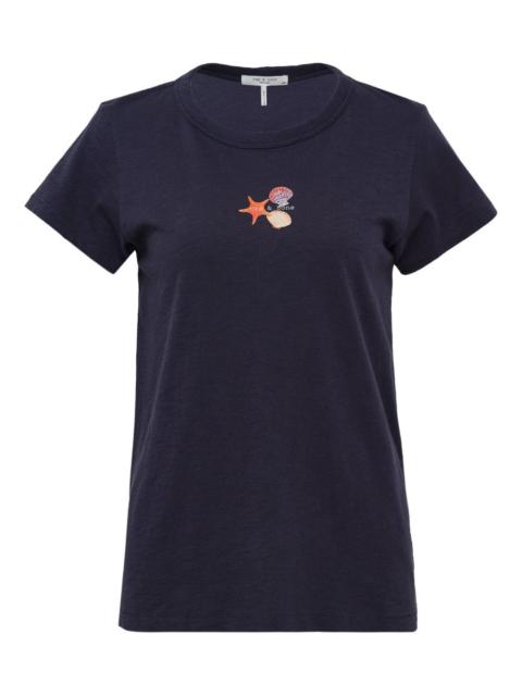 rag & bone embroidered T-shirt