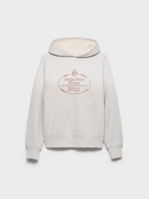 Prada Cotton fleece hoodie