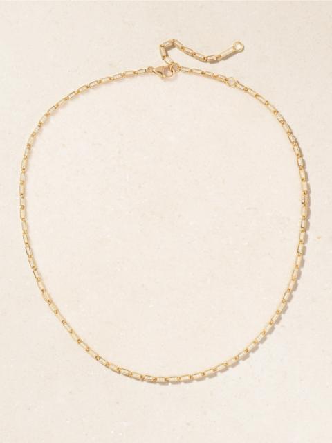 SUZANNE KALAN 18-karat Gold Diamond Necklace