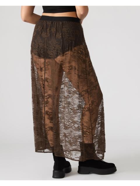 STEVE MADDEN GISELA SKIRT DARK ESPRESSO