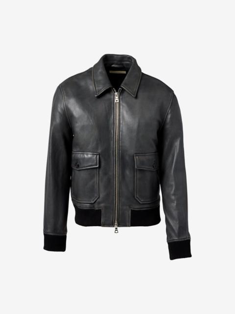 OFFICINE GÉNÉRALE Officine Générale Cesario Lamb Leather Jacket