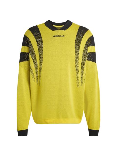adidas Santiago stripes crew-neck sweater