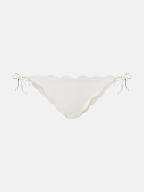 MARYSIA Mott scalloped bikini bottoms