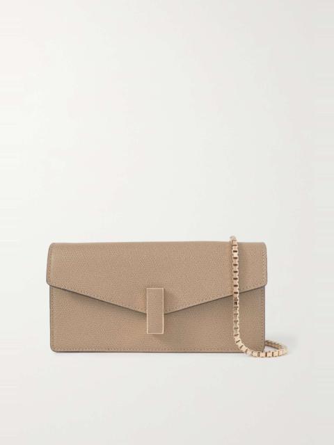 Valextra Iside textured-leather clutch