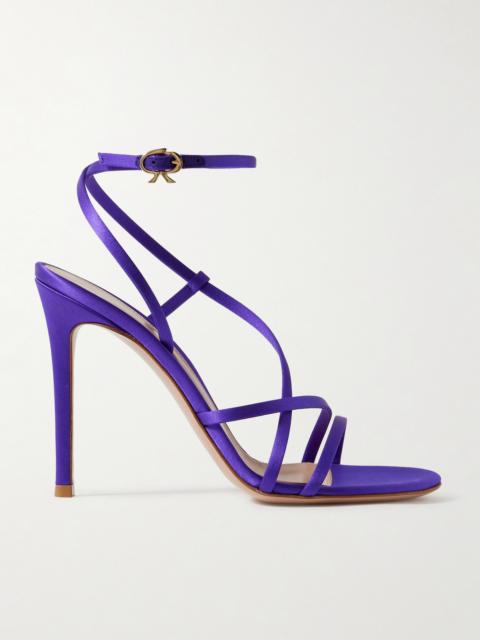 Gianvito Rossi 105 Satin Sandals