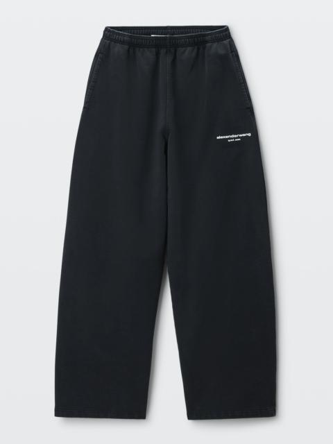 Alexander Wang LOGO PRINT MID-RISE RELAXED SWEATPANT
