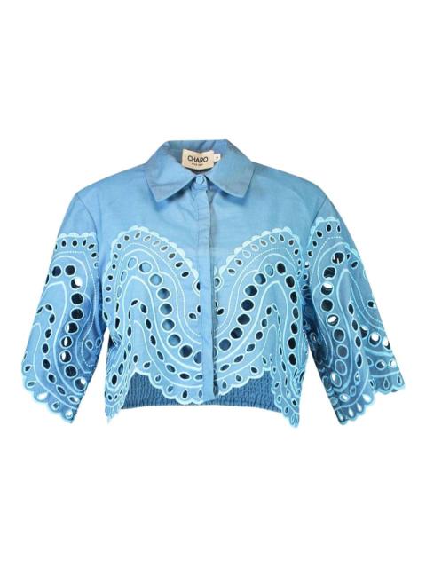 Charo Ruiz cut-out storm blouse