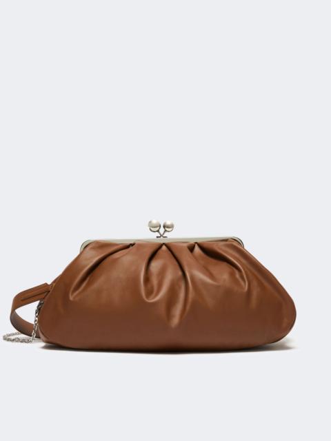 WEEKEND Max Mara PROVINO Large sheepskin Pasticcino Bag - TOBACCO