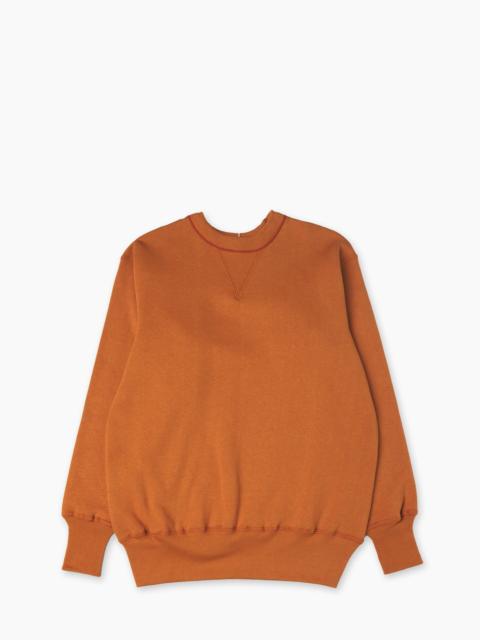 Warehouse & Co. WAREHOUSE & CO. LOT 403 PLAIN SWEATSHIRT DARK ORANGE