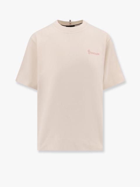 Moncler Grenoble Cotton T-Shirt With Frontal Logo