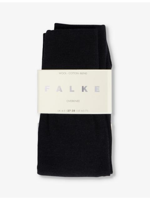 FALKE Softmerino stretch-wool blend over-knee socks