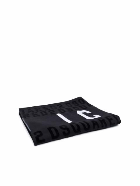 DSQUARED2 logo-print bath towel