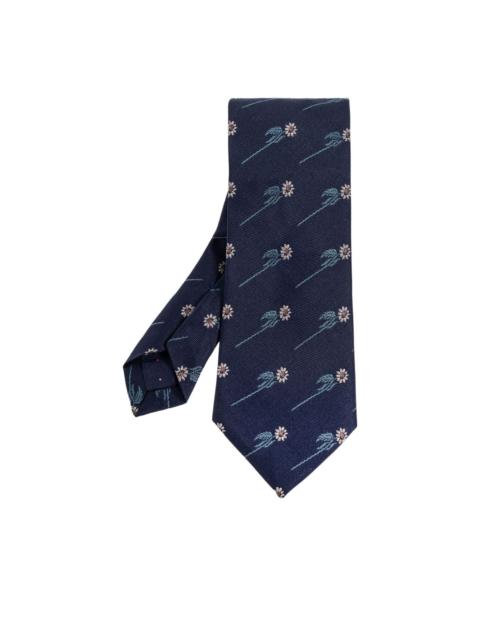 Paul Smith floral-embroidered tie