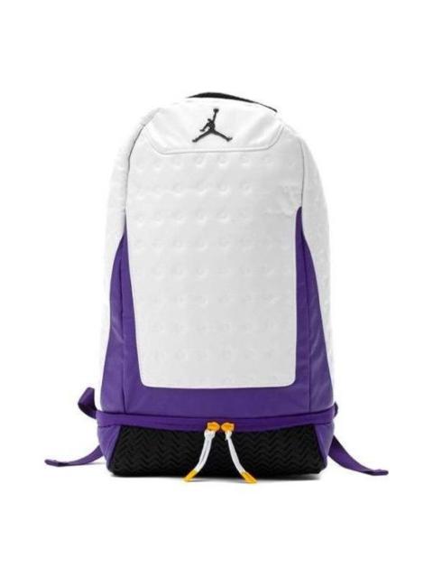 Jordan Air Jordan Retro 13 Backpack White Purple 9A1898 P6N REVERSIBLE