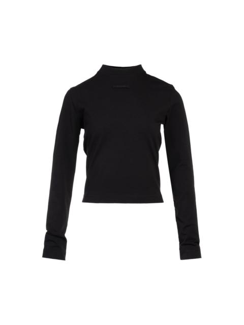 JACQUEMUS Gros Grain Long Sleeve Tee