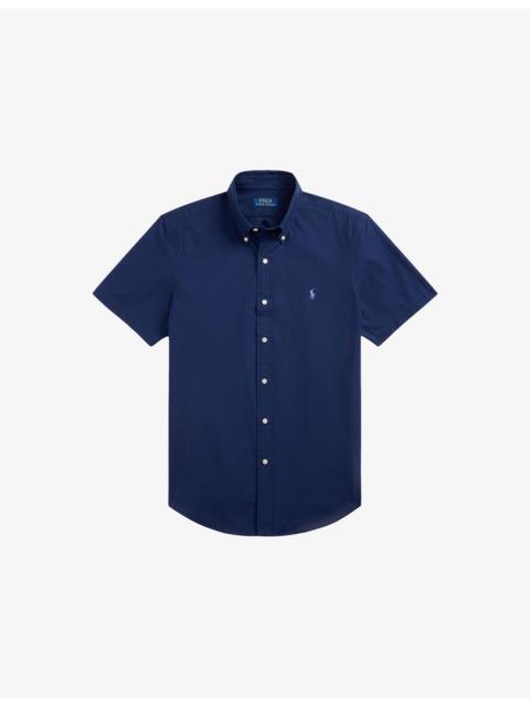 Polo Ralph Lauren Logo-Embroidered Custom-Fit Stretch-Cotton Shirt
