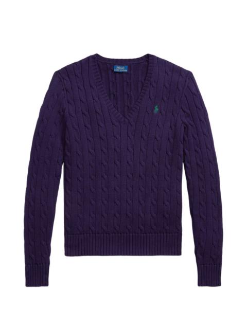 Polo Ralph Lauren cable-knit V-neck sweater