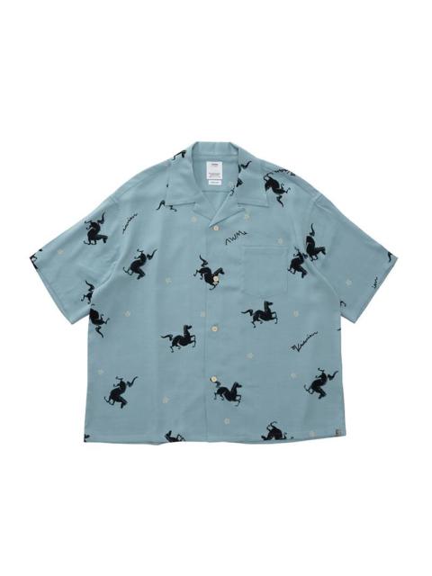 visvim CROSBY SHIRT S/S LT.GREEN