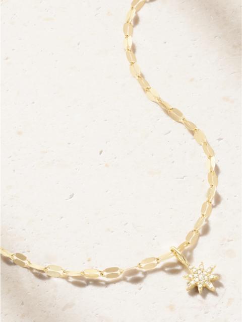 STONE AND STRAND Northern Star 10-karat Gold Diamond Necklace