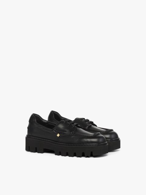 MCM Platform Loafers in Calfskin