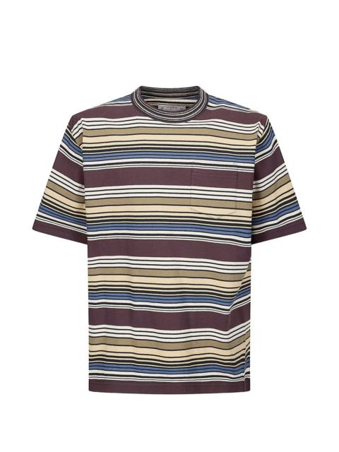 sacai horizontal stripe T-shirt
