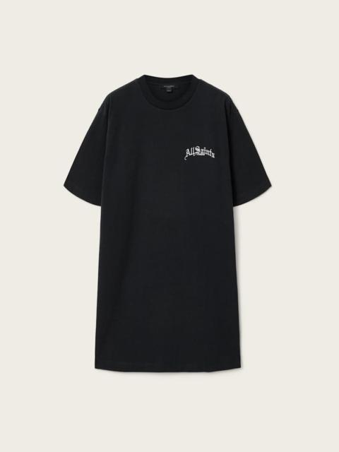 ALLSAINTS DESCENT JERSEY MINI T-SHIRT DRESS