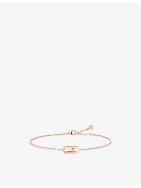 MESSIKA Move Uno Mini 18ct Gold And 0.03ct Diamond Children's Bracelet