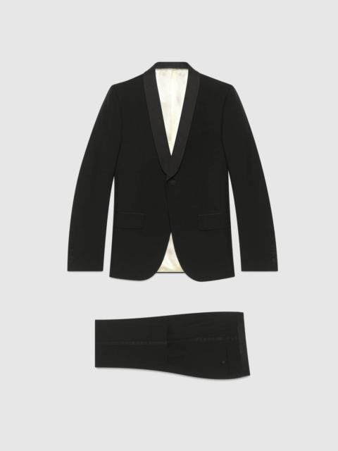 GUCCI Tapered wool mohair tuxedo