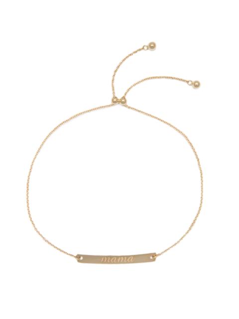 STONE AND STRAND Mama Bar Slider Bracelet