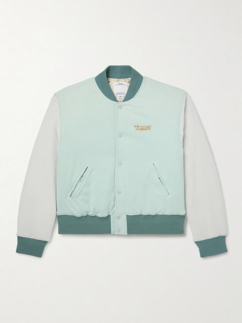 visvim Varsity Era Embroidered Padded Cotton Down Jacket