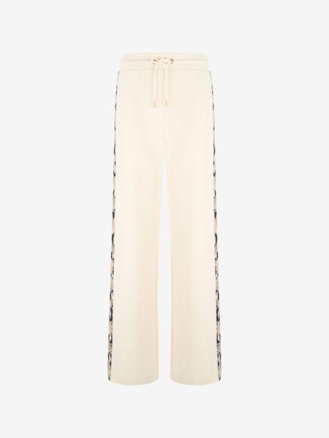 Roberto Cavalli Trousers with snake bands
