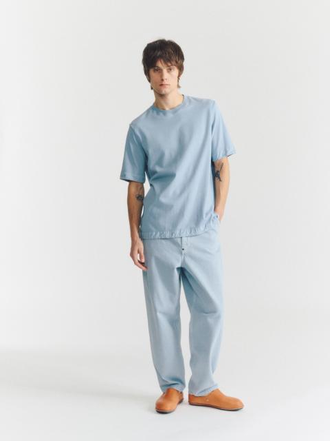 CASEY/CASEY FELIX SHORT SLEEVES T-SHIRT - HEAVY JERSEY - GLACIER