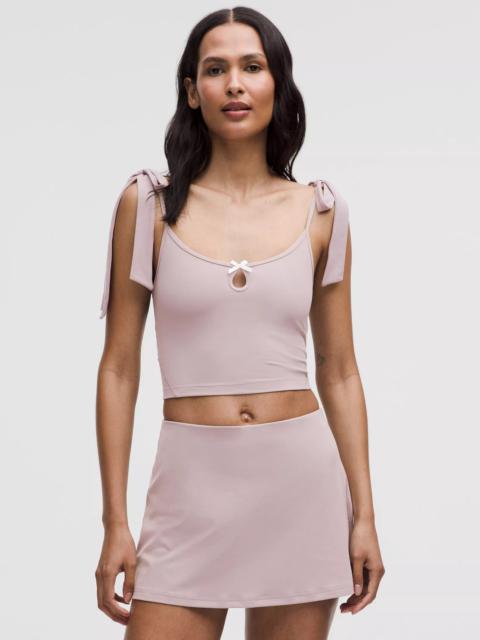 lululemon Nulu Bow-Detail Tank Top *Set of the Month: Balletcore