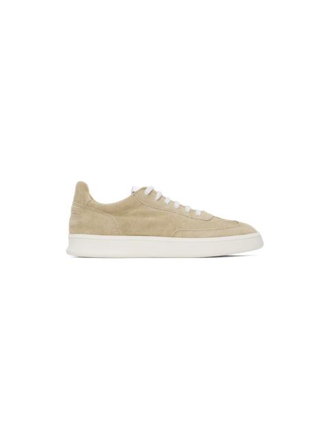 Spalwart Beige Smash Low Suede Sneakers