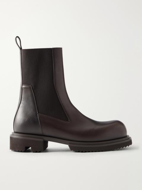 Rick Owens Beatle Leather Chelsea Boots