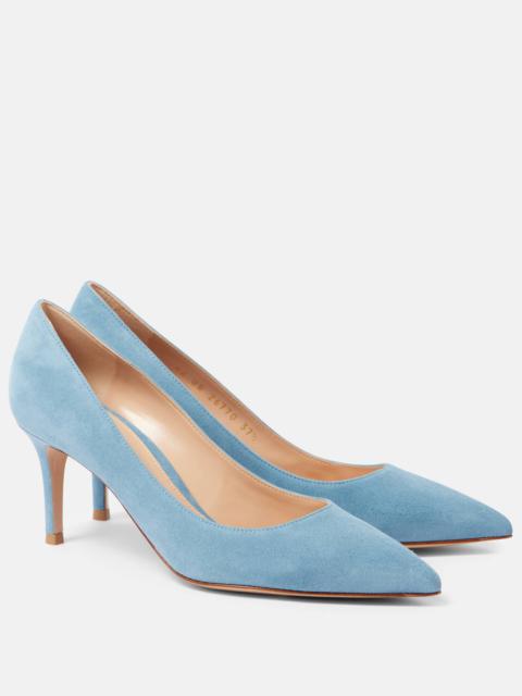 Gianvito 70 suede pumps