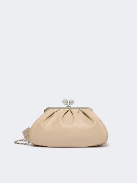 WEEKEND Max Mara CUBICO Medium sheepskin Pasticcino Bag - NATURAL