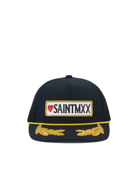 SAINT M×××××× logo-appliqué cap