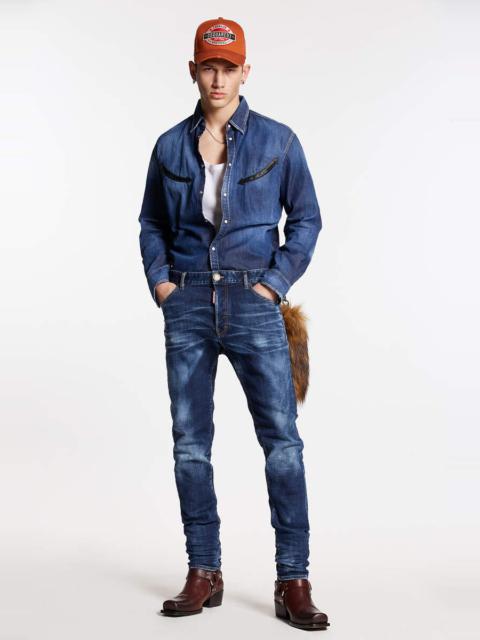 DSQUARED2 DARK CLEAN WASH COOL GUY JEANS