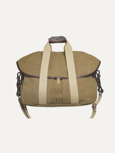 Bleu de Chauffe MUSETTE BUSINESS BAG - KHAKI US STONEWASHED