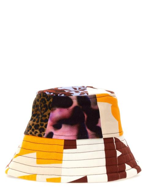 Dries Van Noten DRIES VAN NOTEN Cotton Bucket Hat with Contrast Stitching Details
