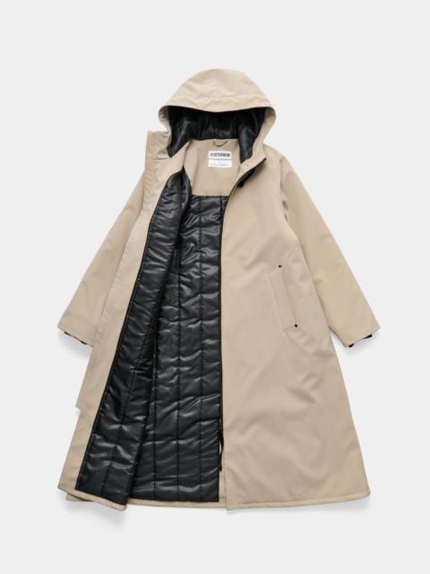 Stutterheim Mosebacke Long Winter Raincoat Matte Potato Potato