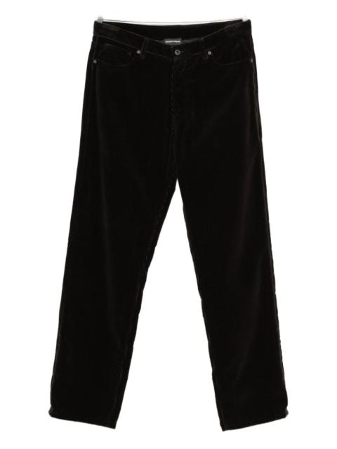 EMPORIO ARMANI straight-leg trousers