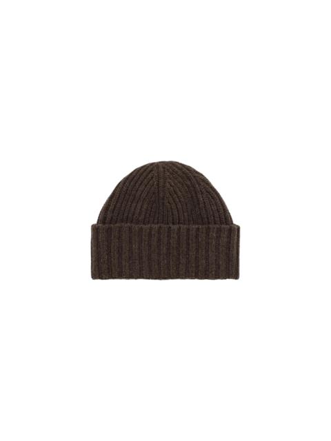 Knickerbocker Cabin Lambswool Knit Cap Deep Brown