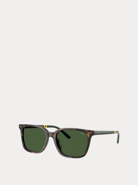 Polo Ralph Lauren Rugby-Stripe Square Sunglasses