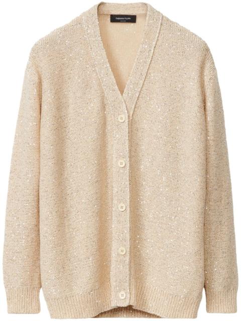 FABIANA FILIPPI sequin-embellished cardigan