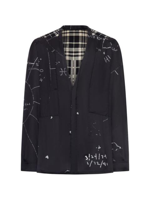 Rick Owens Larry plaid shirt