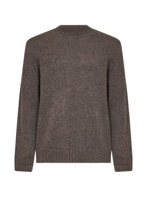 NN07 ribbed-trim raglan-sleeve sweater